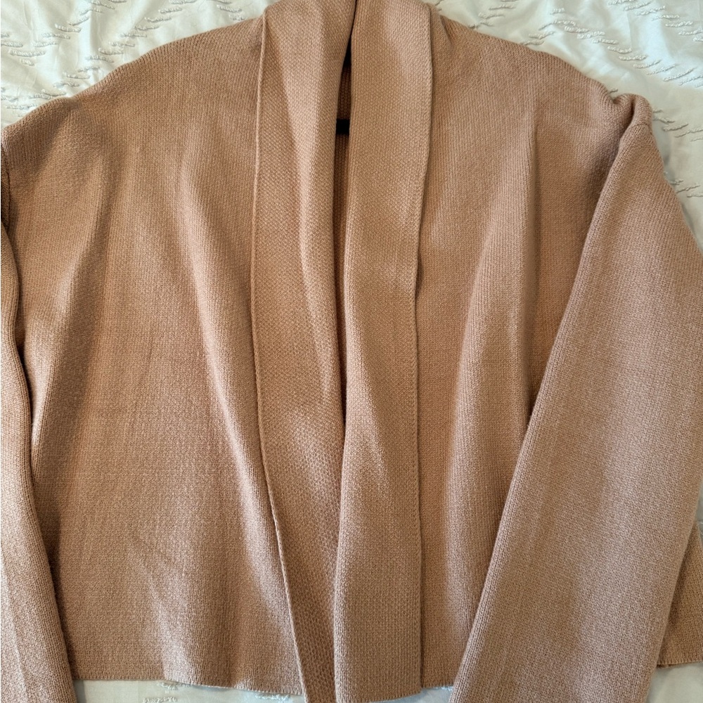 Women's Tan Cardigan sweater